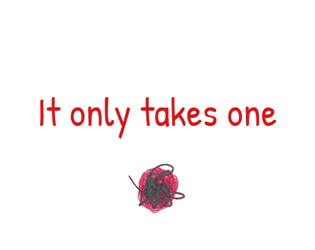 Preview of It only takes one